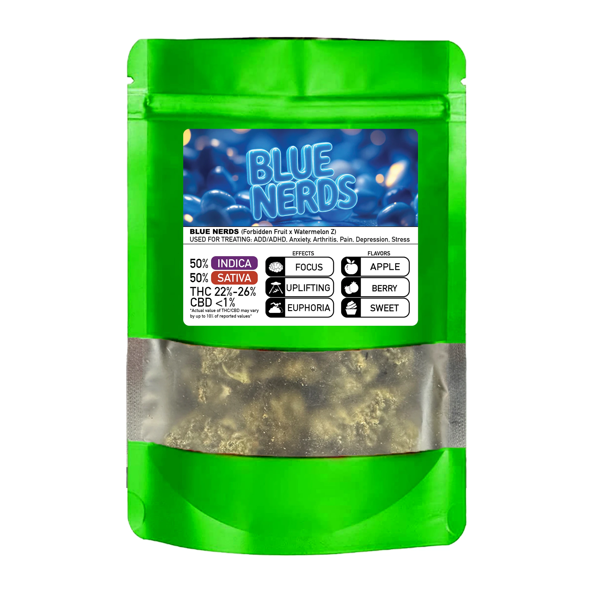 Buddaflies - Blue Nerds | 1oz Indoor Minis Main Image