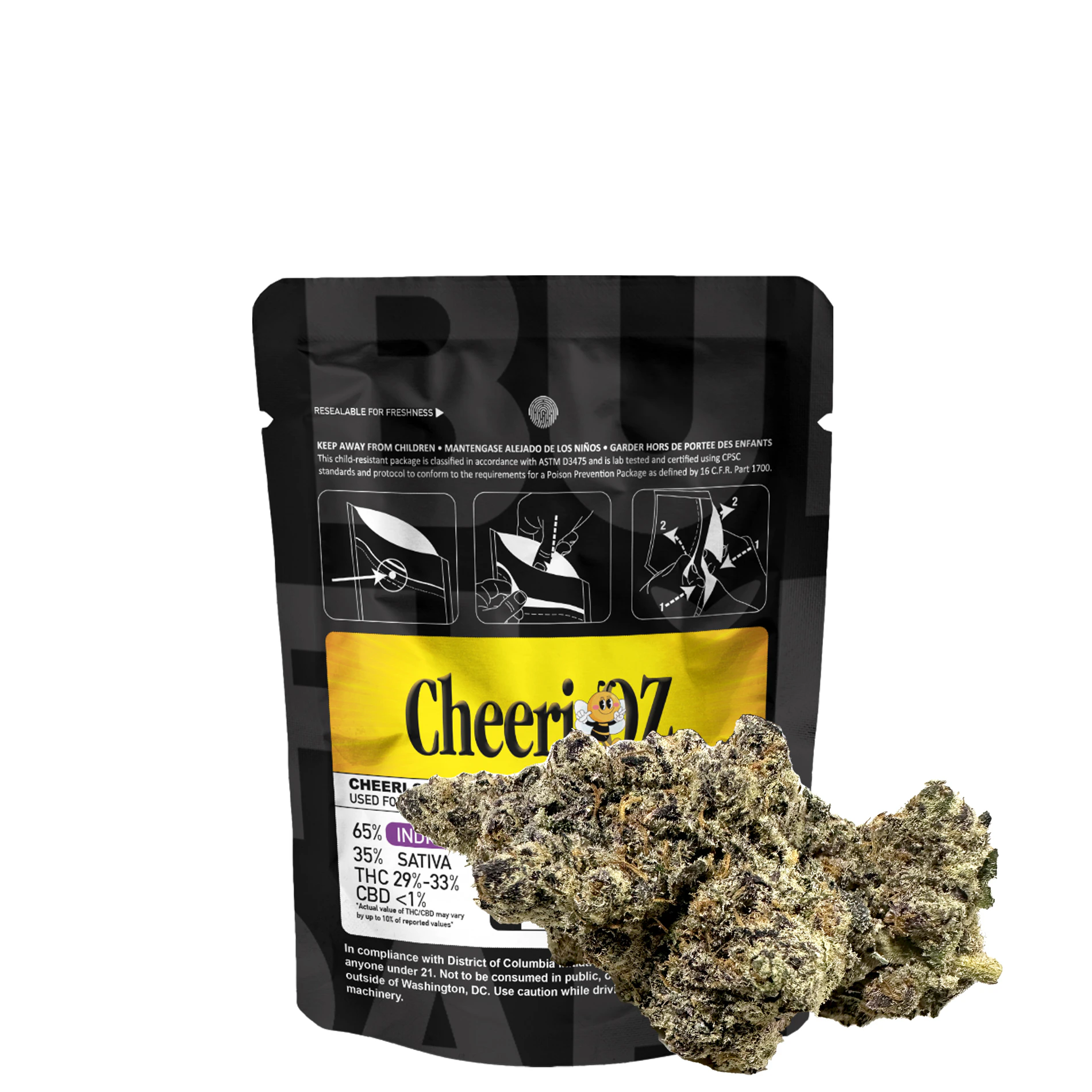 Buddaflies - Cheeri-OZ | 3.5g Flower Main Image