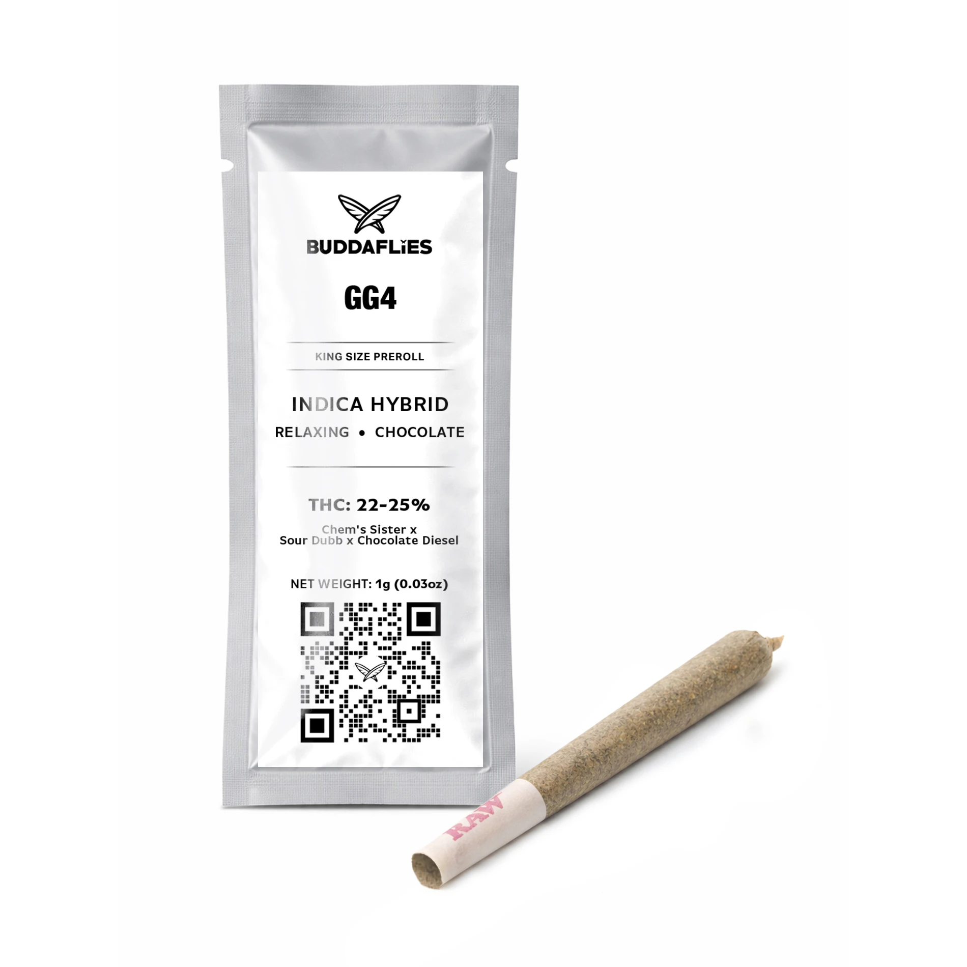 Buddaflies - GG4 | 1g Preroll Main Image