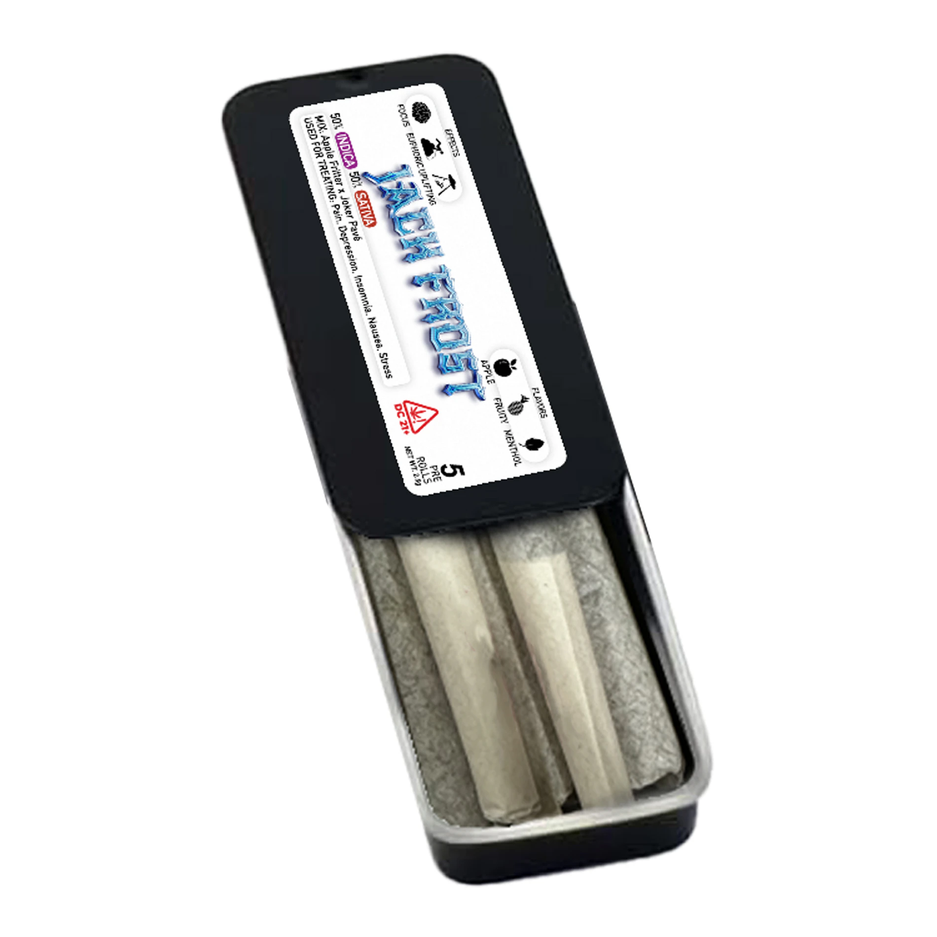 Buddaflies - Jack Frost | 5pk 0.5g Prerolls Main Image