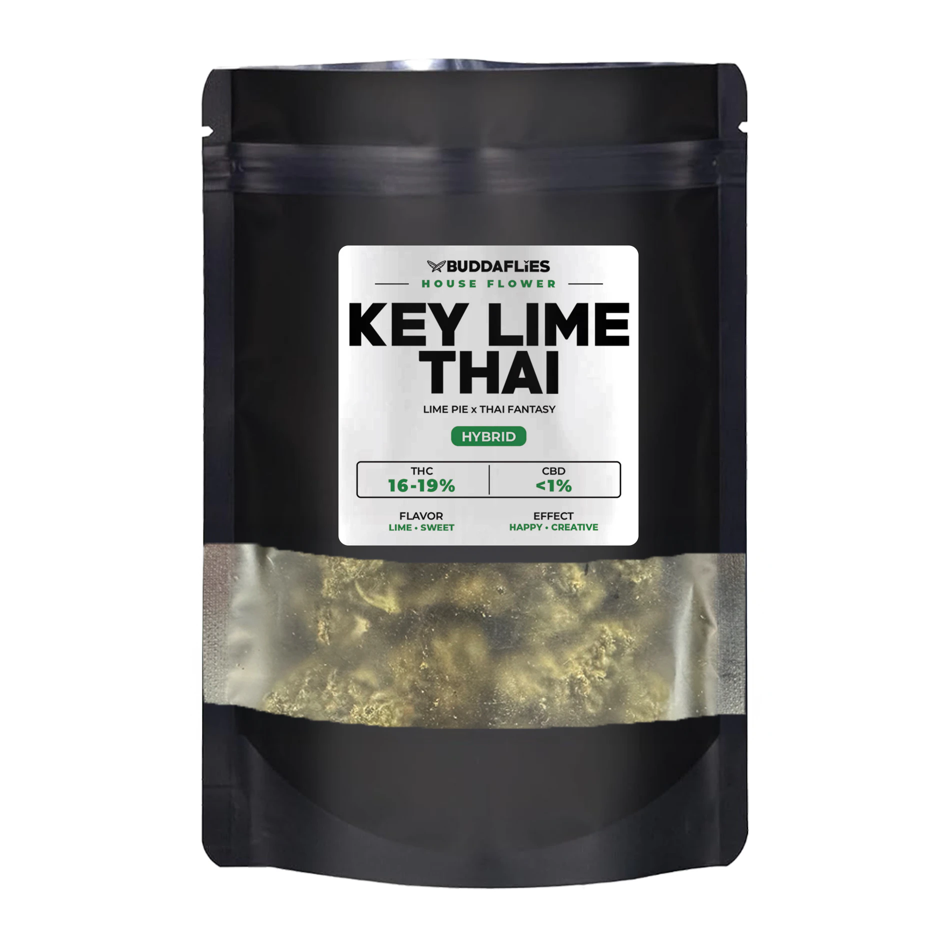 Buddaflies - Key Lime Thai | ½ oz House Flower Main Image