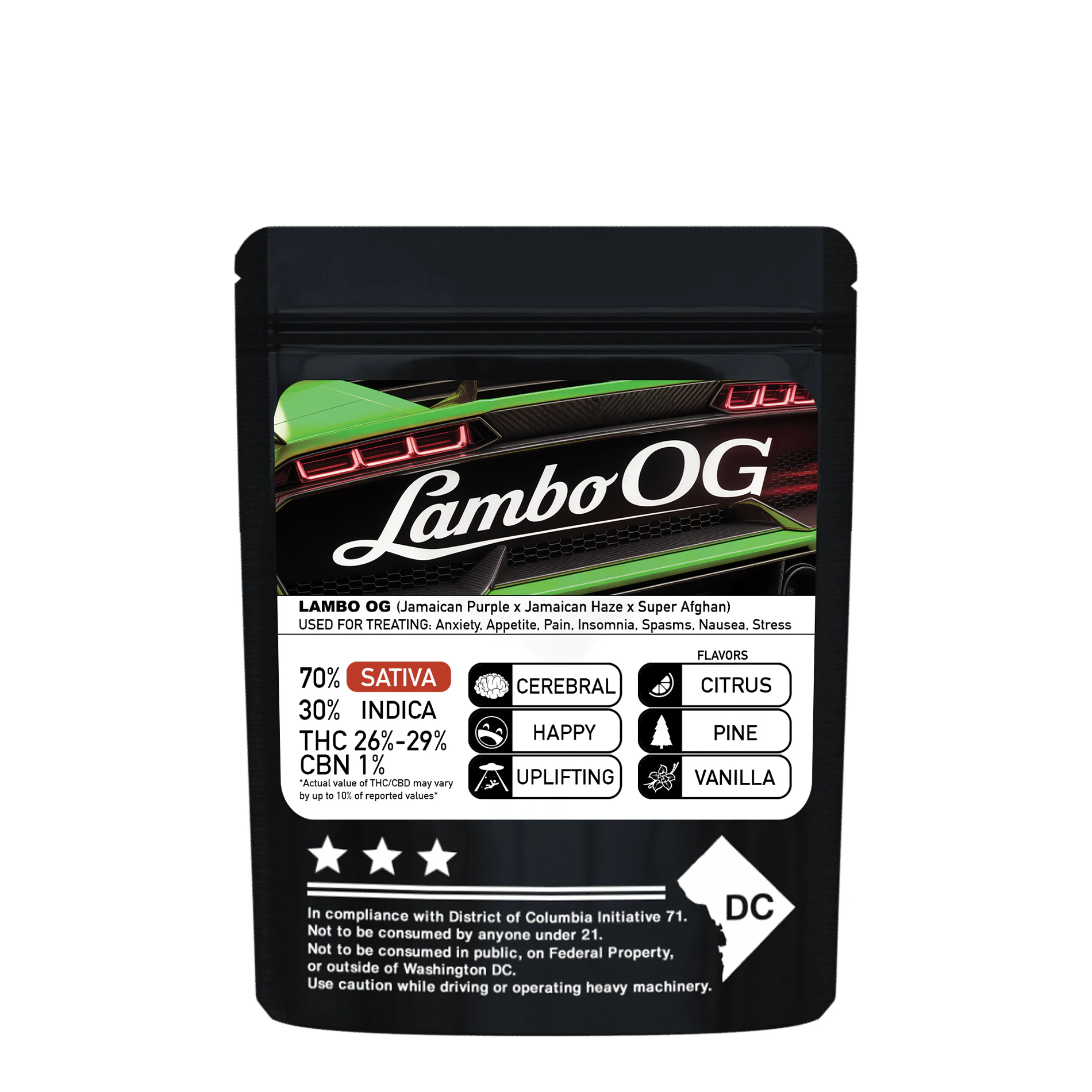 Buddaflies - Lambo OG | 3.5g Indoor Minis Main Image