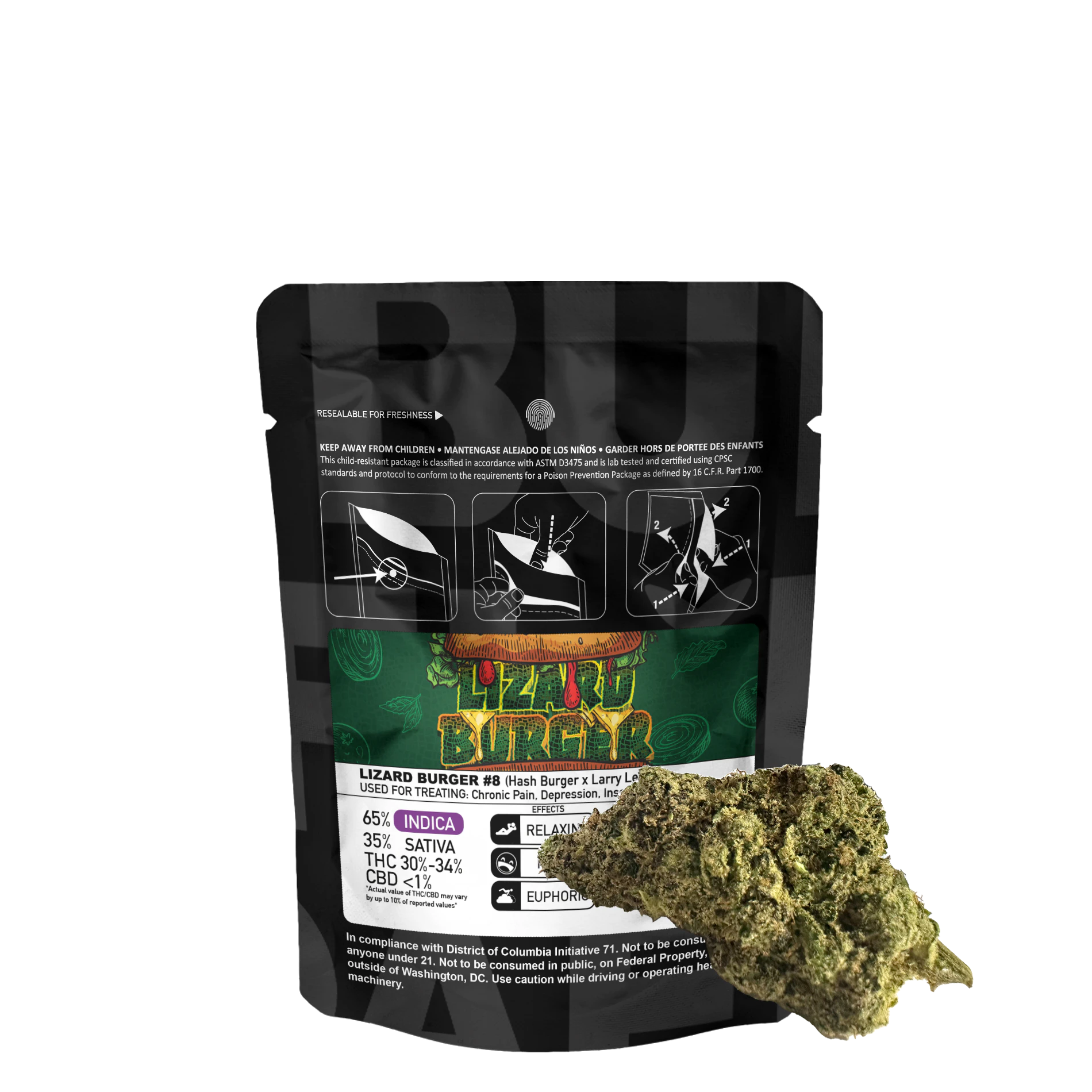 Buddaflies - Lizard Burger #8 | 3.5g Flower Main Image