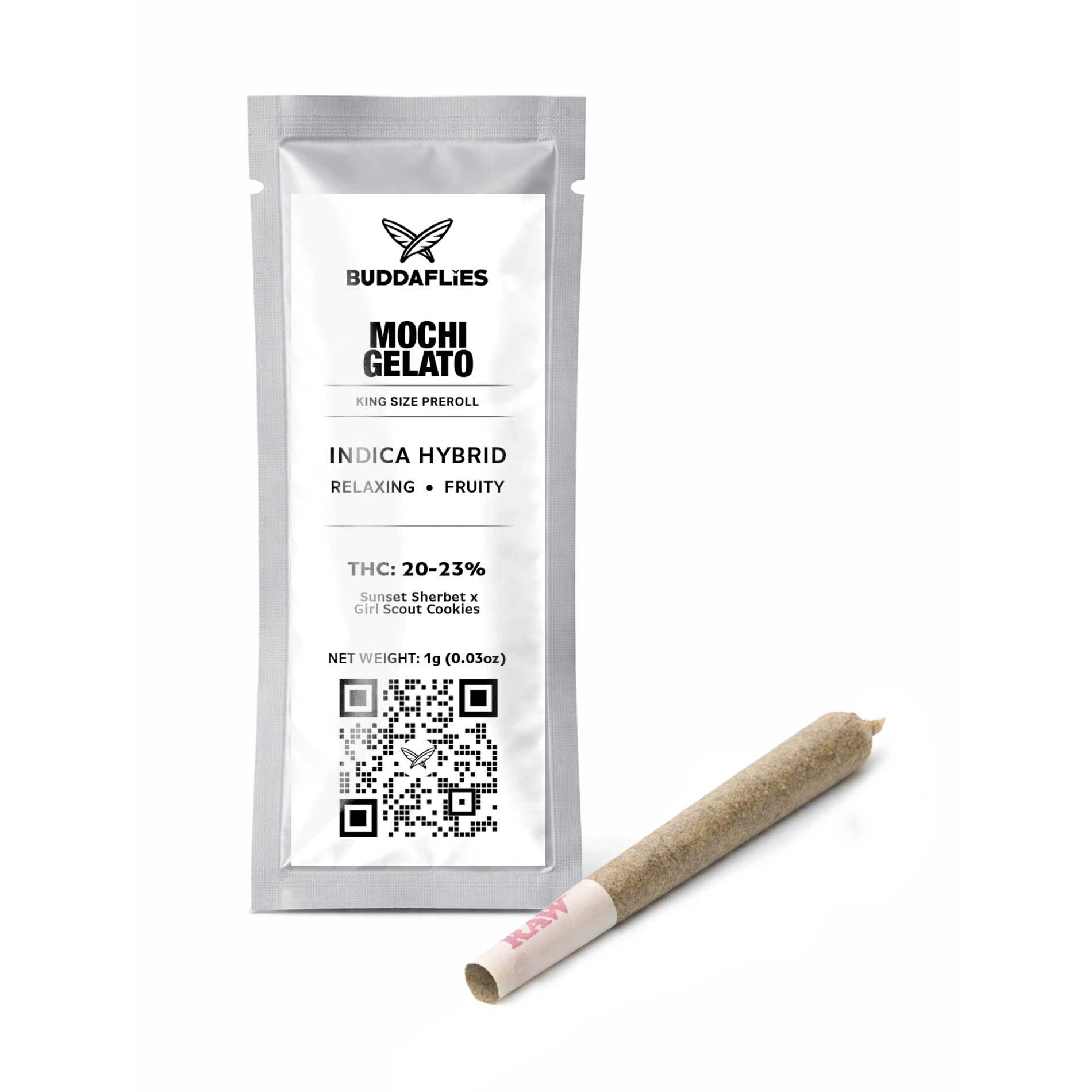 Buddaflies - Mochi Gelato | 1g Preroll Main Image