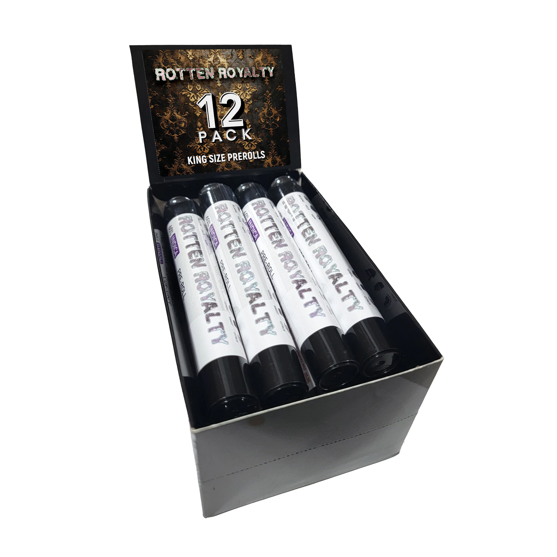 Buddaflies - Rotten Royalty Preroll 12-Pack Main Image