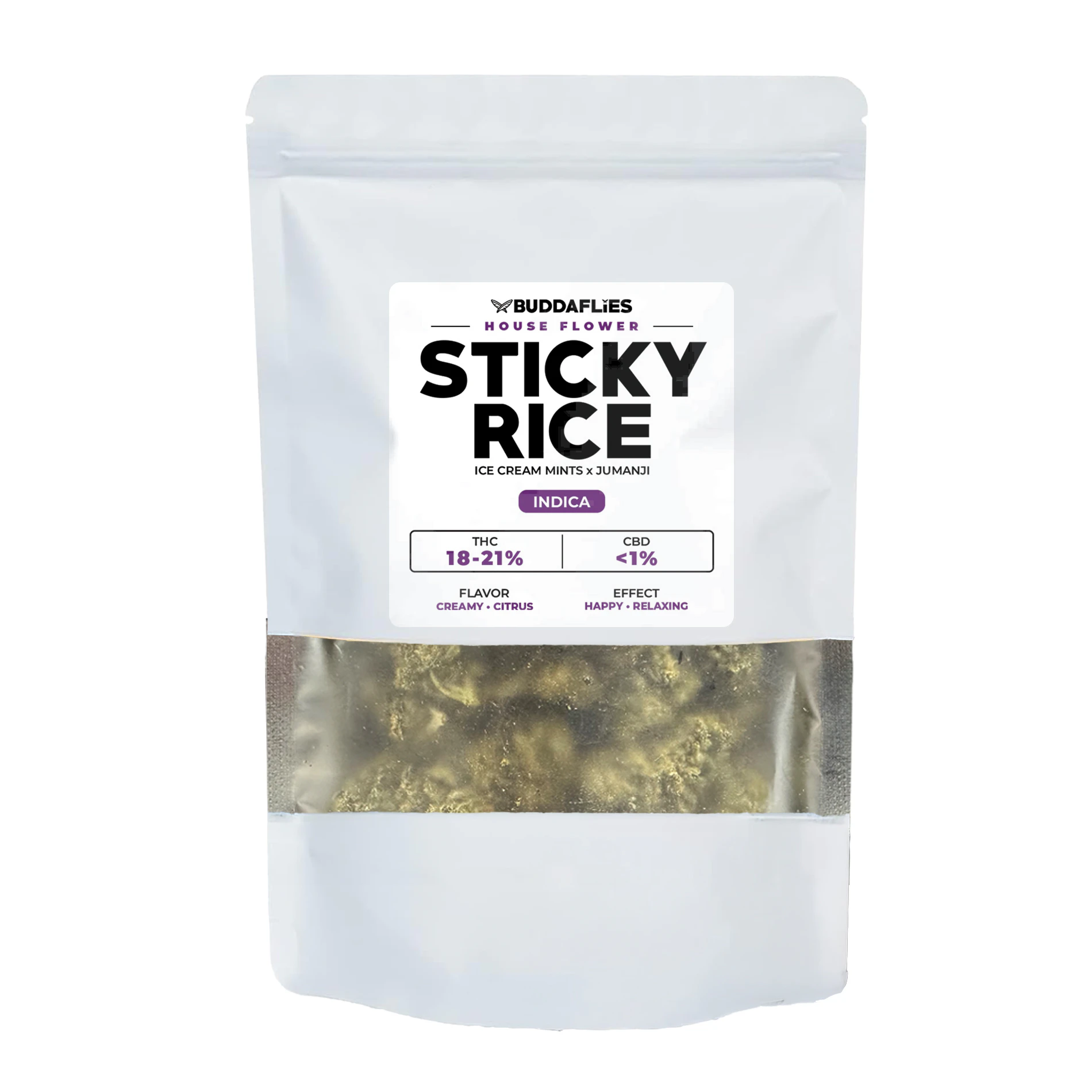 Buddaflies - Sticky Rice | ½ oz House Flower Main Image