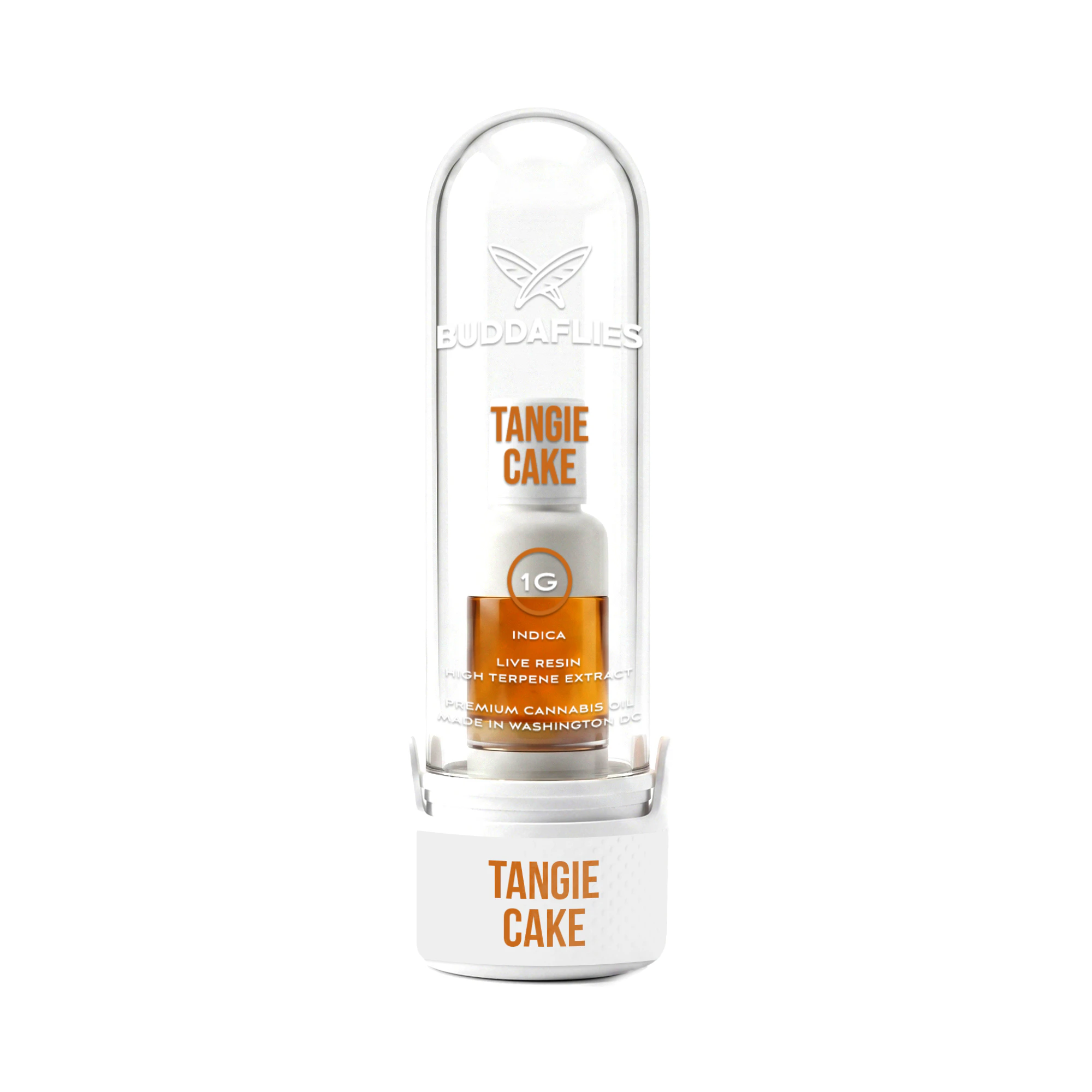 Buddaflies - Tangie Cake | 1g Live Resin Cartridge Main Image