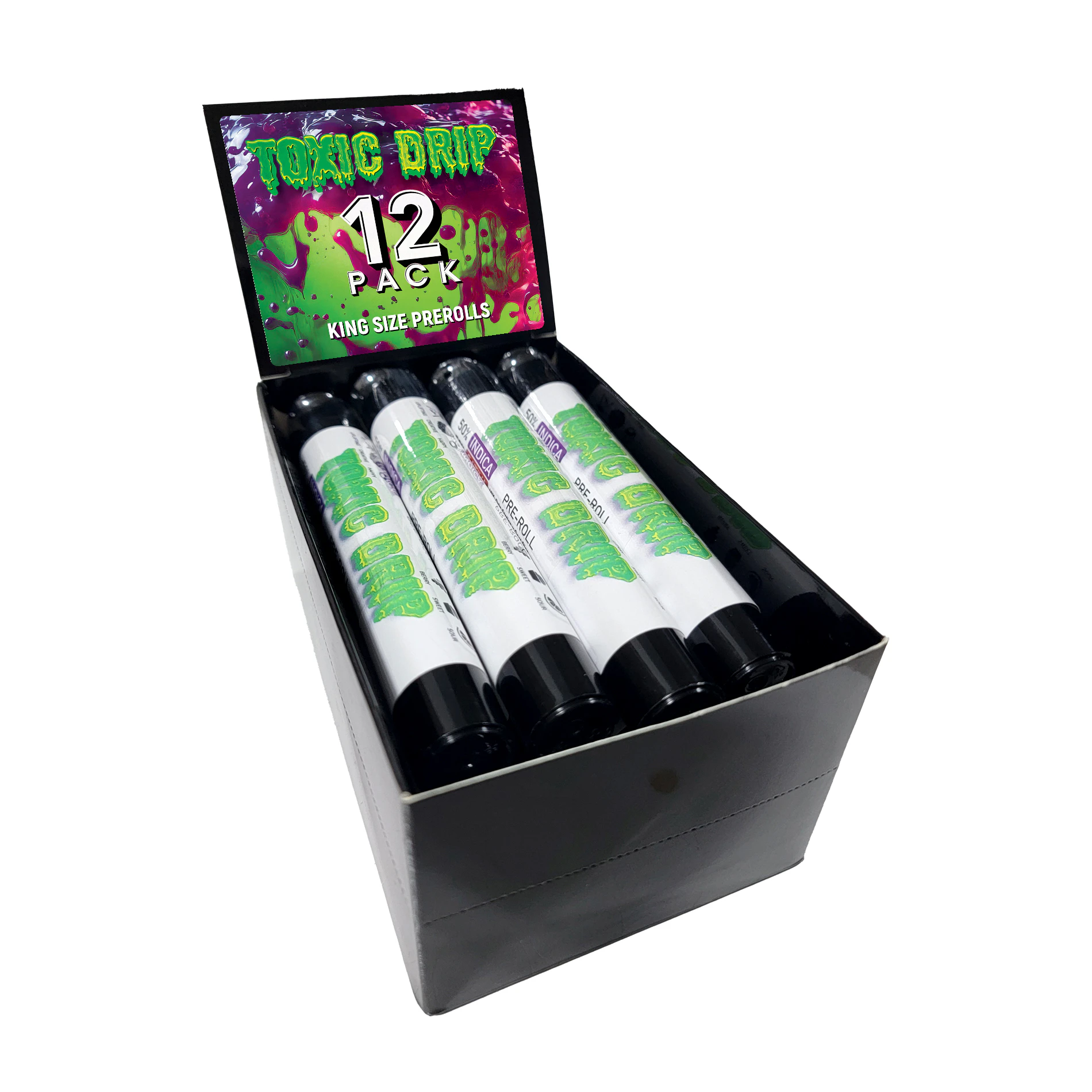 Buddaflies - Toxic Drip Preroll 12-Pack Main Image