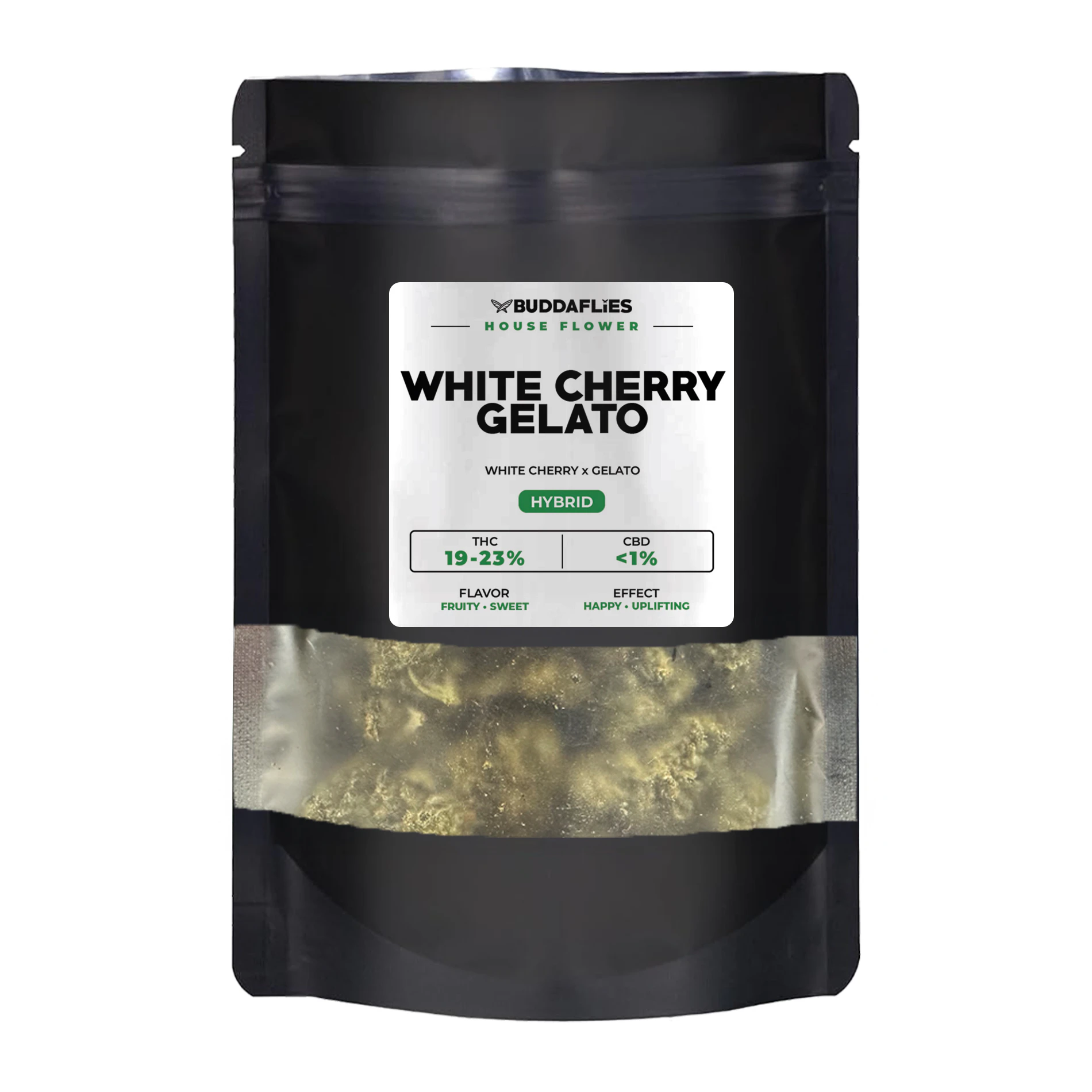 Buddaflies - White Cherry Gelato | ½ oz House Flower Main Image