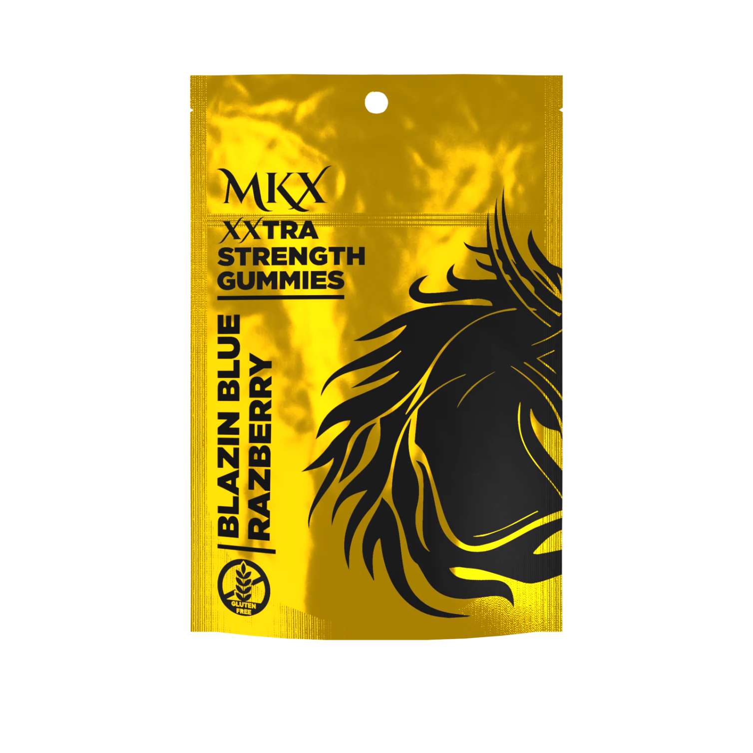 MKX -  MKX-Gummies-BLAZIN BLUE RAZPBERRY-XXTRA Strenght-Hybrid-198.83mg Main Image