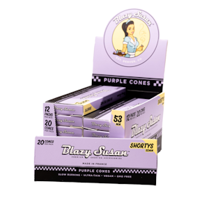Blazy Susan Purple Shortys 20 Pack Cones
