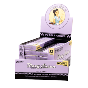 BLAZY SUSAN - Blazy Susan Purple Shortys 20 Pack Cones
