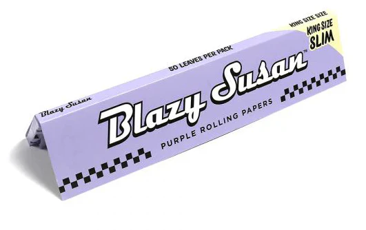 Blazy Susan - Purple Papers | King Size Main Image