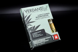 Verdant Leaf | Garlic Groove (Indica) Live Rosin/Cured Resin Cartridge | 1 g