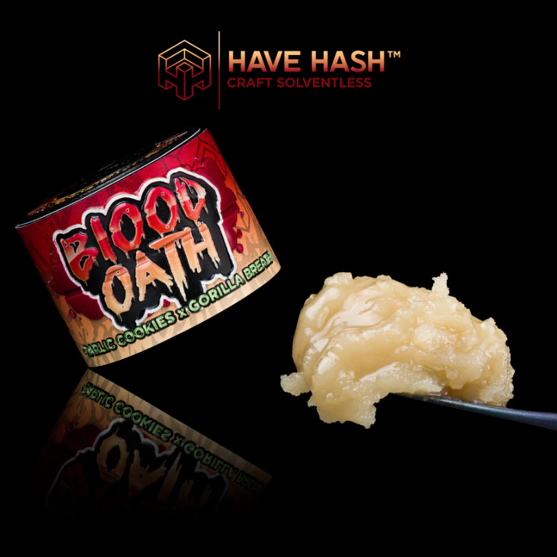 Have Hash - HAVE HASH - Cold Cure Rosin - Blood Oath T2 - Concentrate - 2.0g Main Image