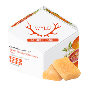 WYLD - Blood Orange (H) | 10mg CBC 10mg THC  10Pk Gummies | Wyld