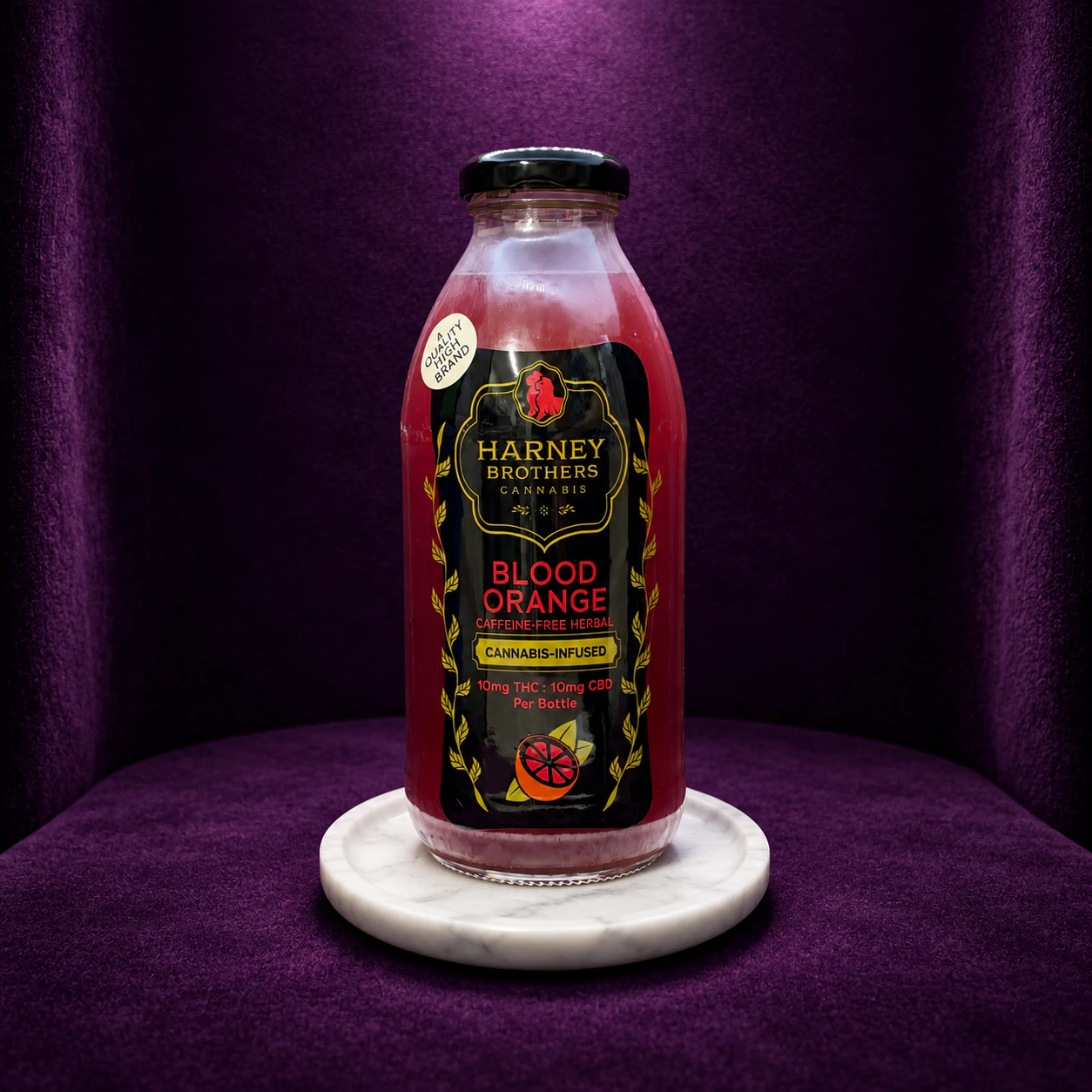 Quality High - Blood Orange Herbal Tea 16oz Main Image