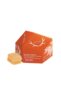 WYLD - Wyld-Blood Orange-CBC+Sativa-1:1 THC:CBC-High Dose-10 Pieces-200mg