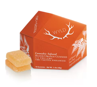 WYLD - WYLD - Blood Orange CBC:THC Gummies 100mg