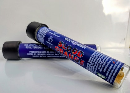 MADE BY A FARMER - Blood Orange x Bubble Hash 1g Pre-Roll Made By A Farmer 