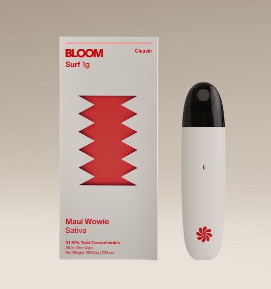 Bloom - Maui Wowie - Classic AIO Surf - Disposable - 1g -...