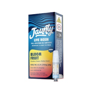 Jaunty - Bloomfruit | Live Rosin Cartridge | 0.5g | Jaunty