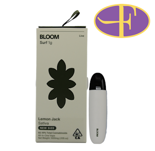 BLOOM - Lemon Jack Live Surf Disposable