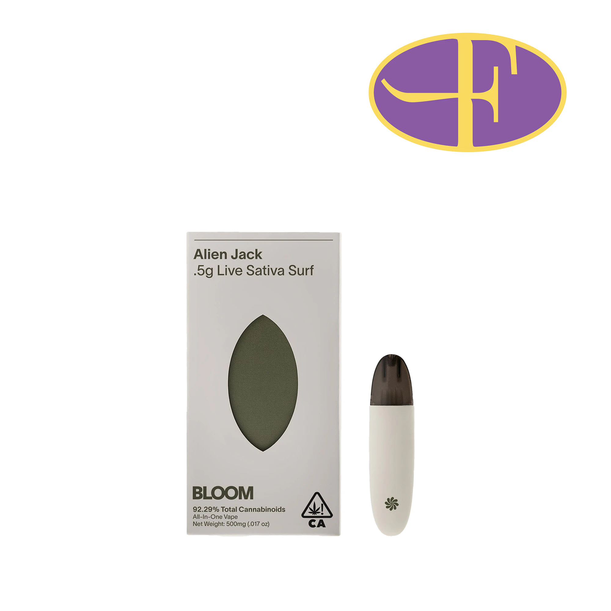 BLOOM - Lemon Jack Live Resin Surf Vape Main Image