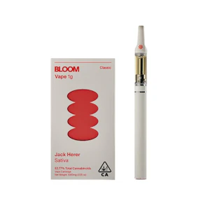 BLOOM - Bloom 1g Jack Herer Classic Vape Cart Sativa