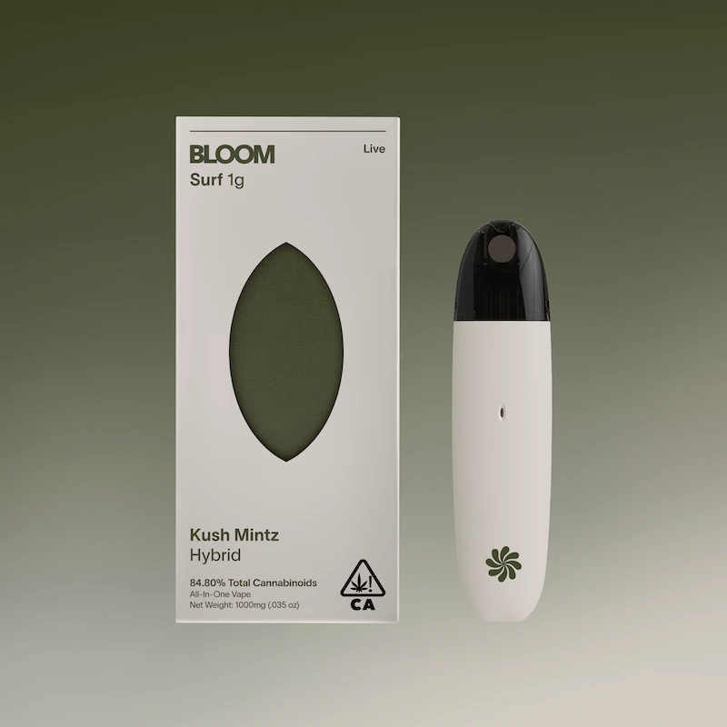 BLOOM - AIO - Kush Mintz - (Live Surf) - 1g (H) - Bloom Main Image