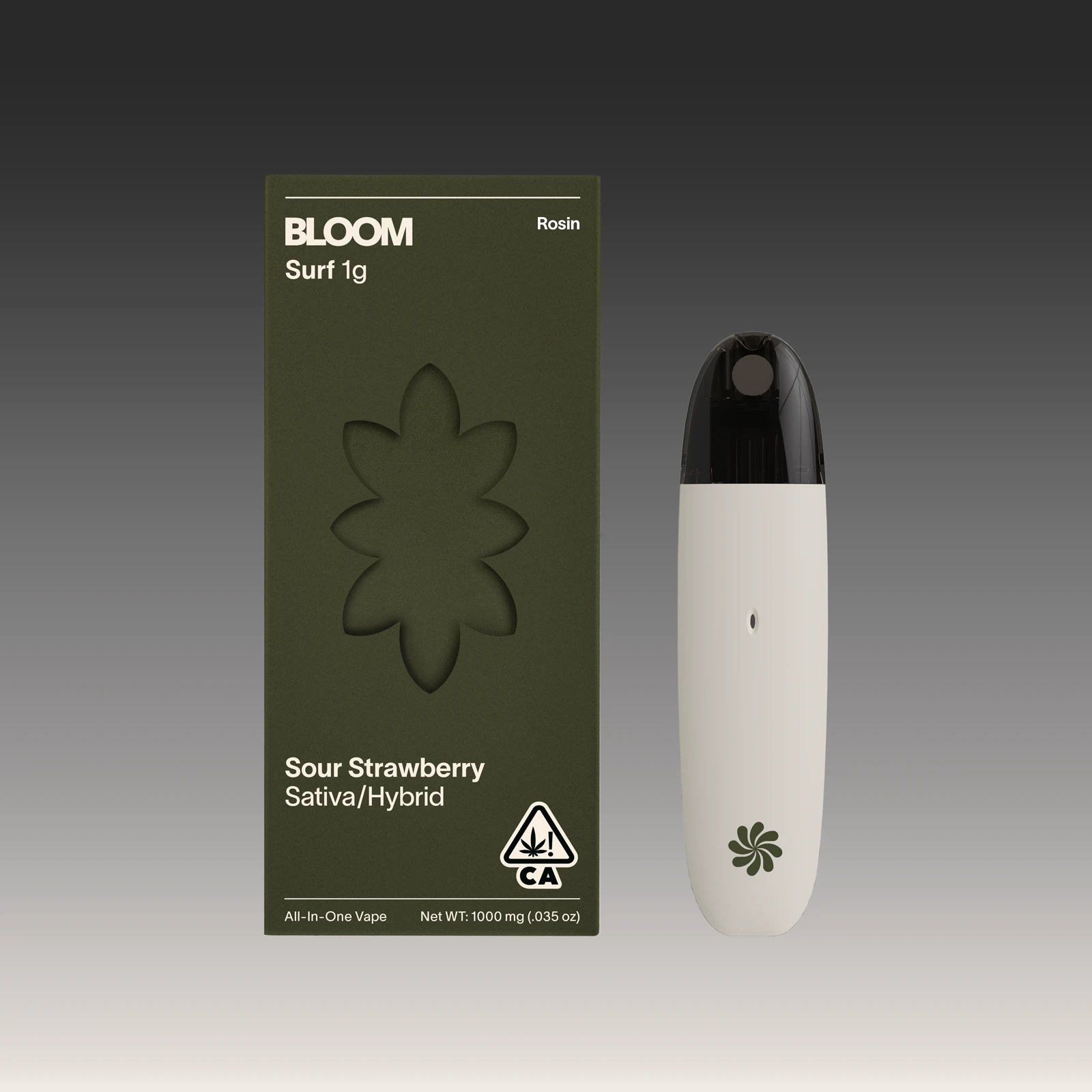 BLOOM - AIO - Sour Strawberry - Live Rosin Surf - 1g (S) - Bloom Main Image