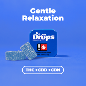 DROPS - Drops - 2ct. 200mg CBD:20mg THC:50mg CBN (Gentle) - Blueberry