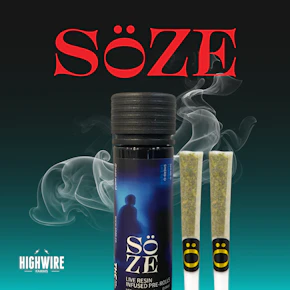 Soze Sherb-O Live Resin Infused Preroll 2pk (2x.75g)