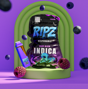 Ripz - Blue Alein 2G Disposable