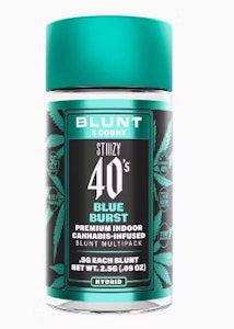 STIIIZY - Stiiizy 40's .5g Blue Burst Infused Mini-Blunts 5pk PD