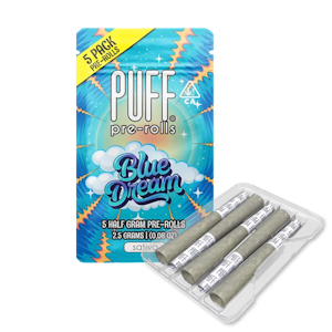 PUFF - Blue Dream (S) | .5g 5pk Prerolls | Puff