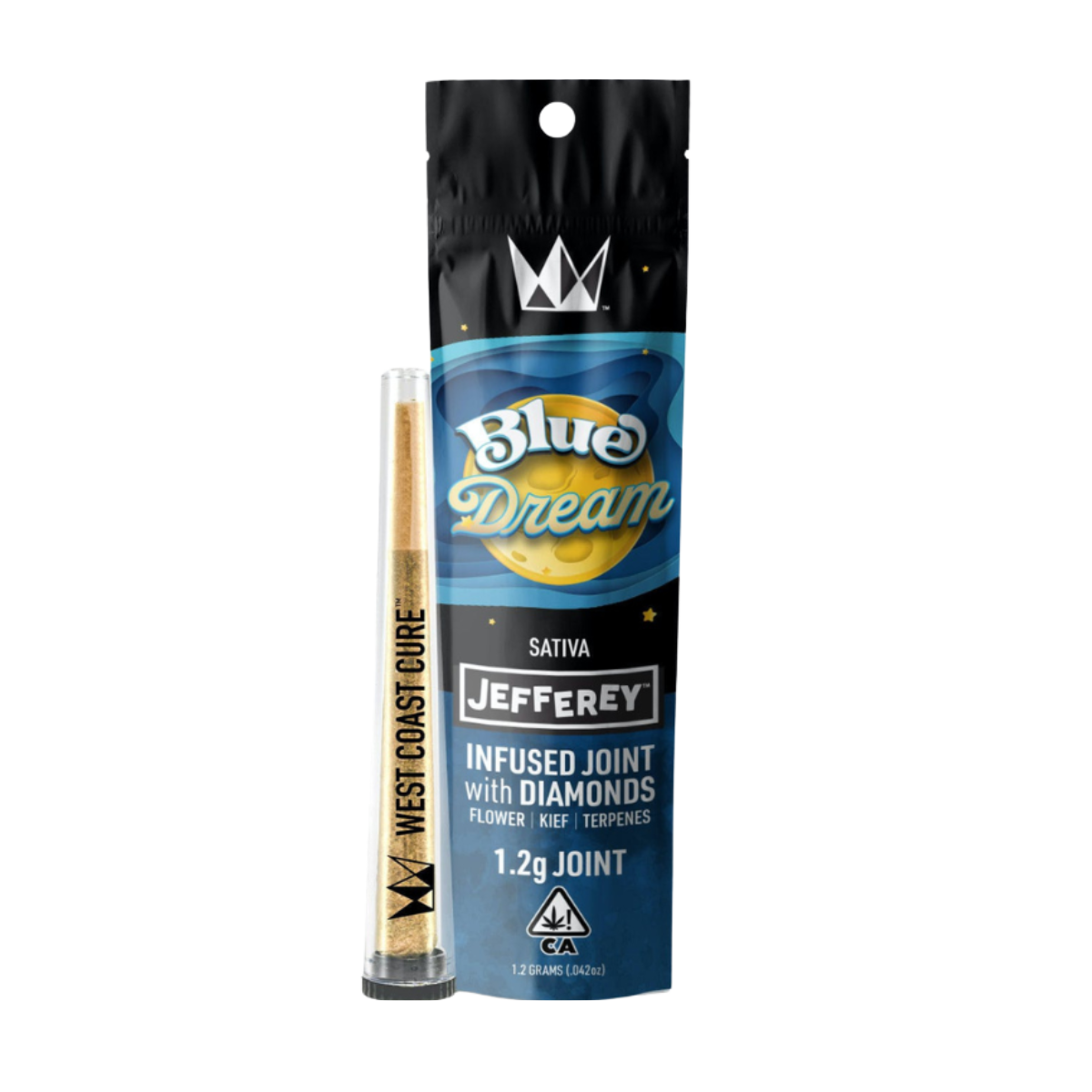 Blue Dream (S) | 1.2g Jefferey Diamond Infused Joint | West Coast Cure