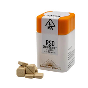 Emerald Bay Extracts - Blue Dream (S) | 25mg/1000mg (40pk) RSO Tablets | Emerald Bay Extracts