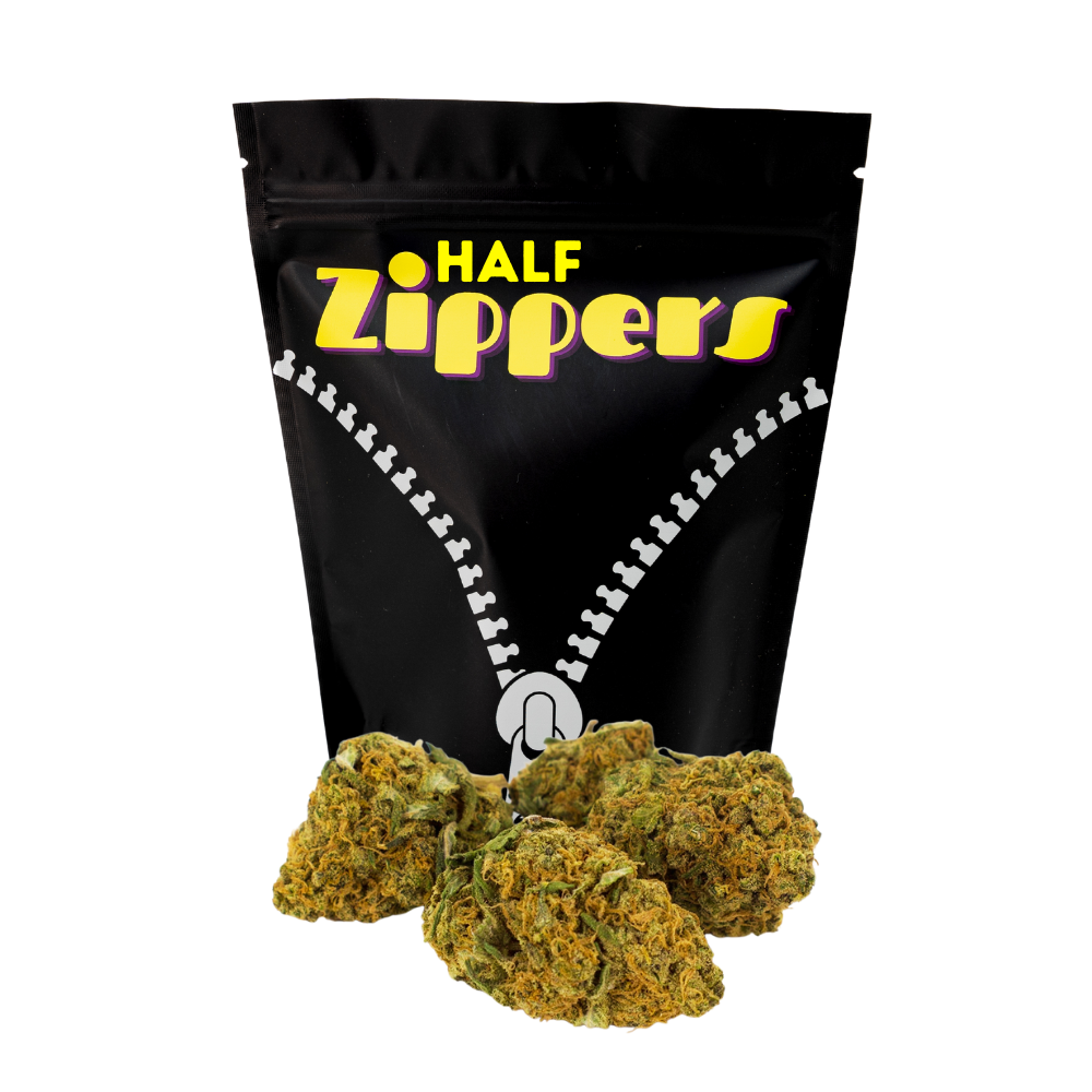 14g Zippers - Hindu Zkittlez Sungrown 34% - Cannabis Deli