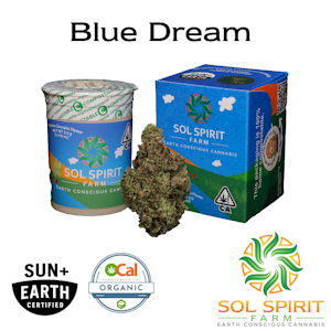 Sol Spirit - Sol Spirit | Blue Dream | Sungrown Flower | 1/8oz