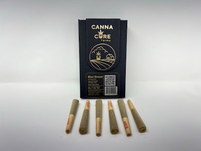 CANNA-CURE - Canna Cure - Blue Dream - 6pk .5g - 20.24% THC - Pre-Roll