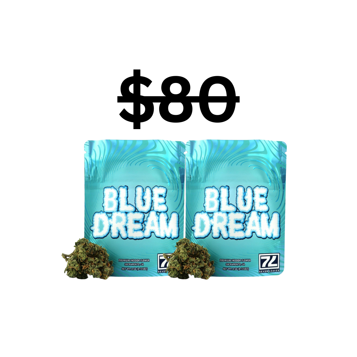 Blue Dream Bundle | 2x Indoor Flower | 7Leaves