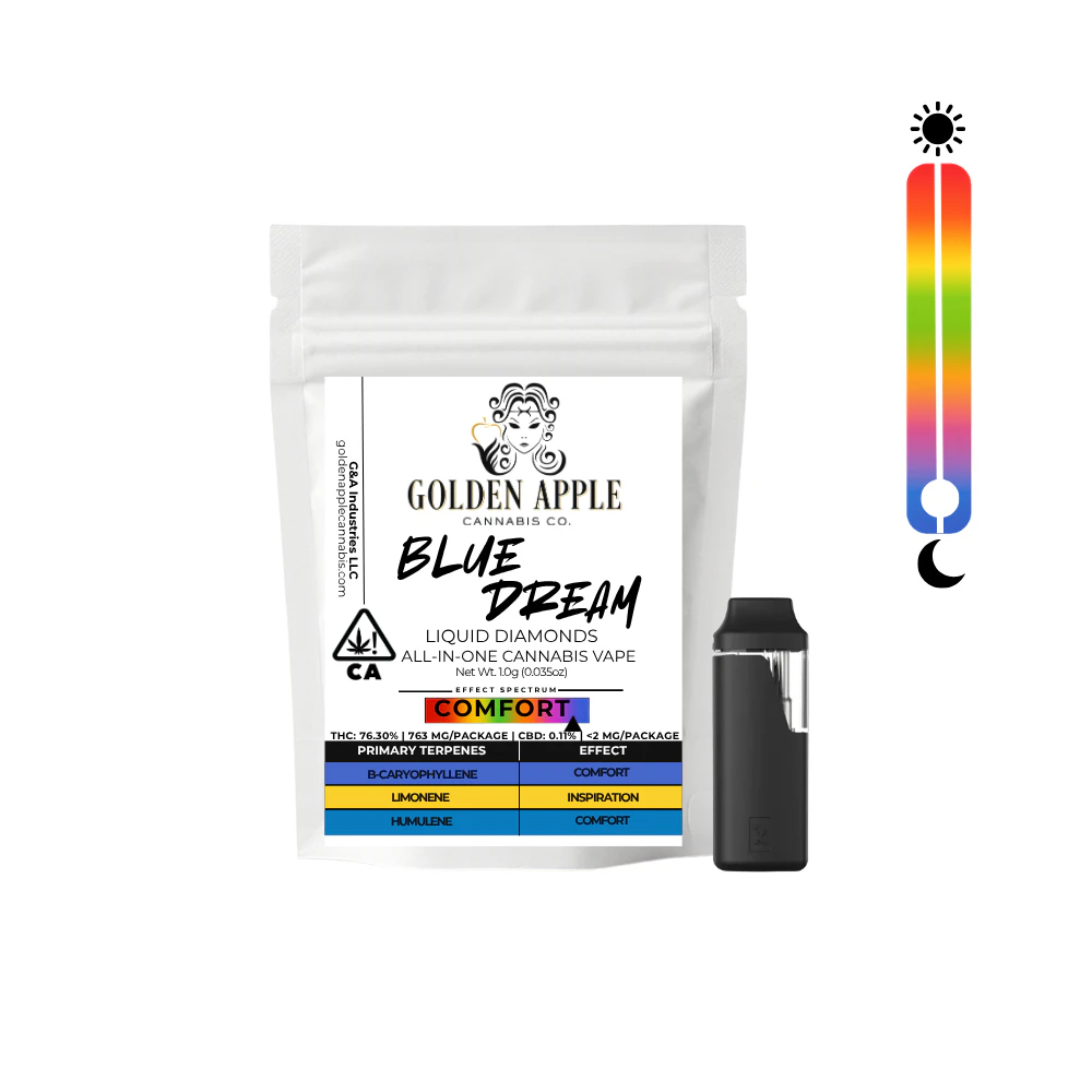 Golden Apple Cannabis Co. - Blue Dream | Liquid Diamonds | All-In-One | Indica | 1G Main Image