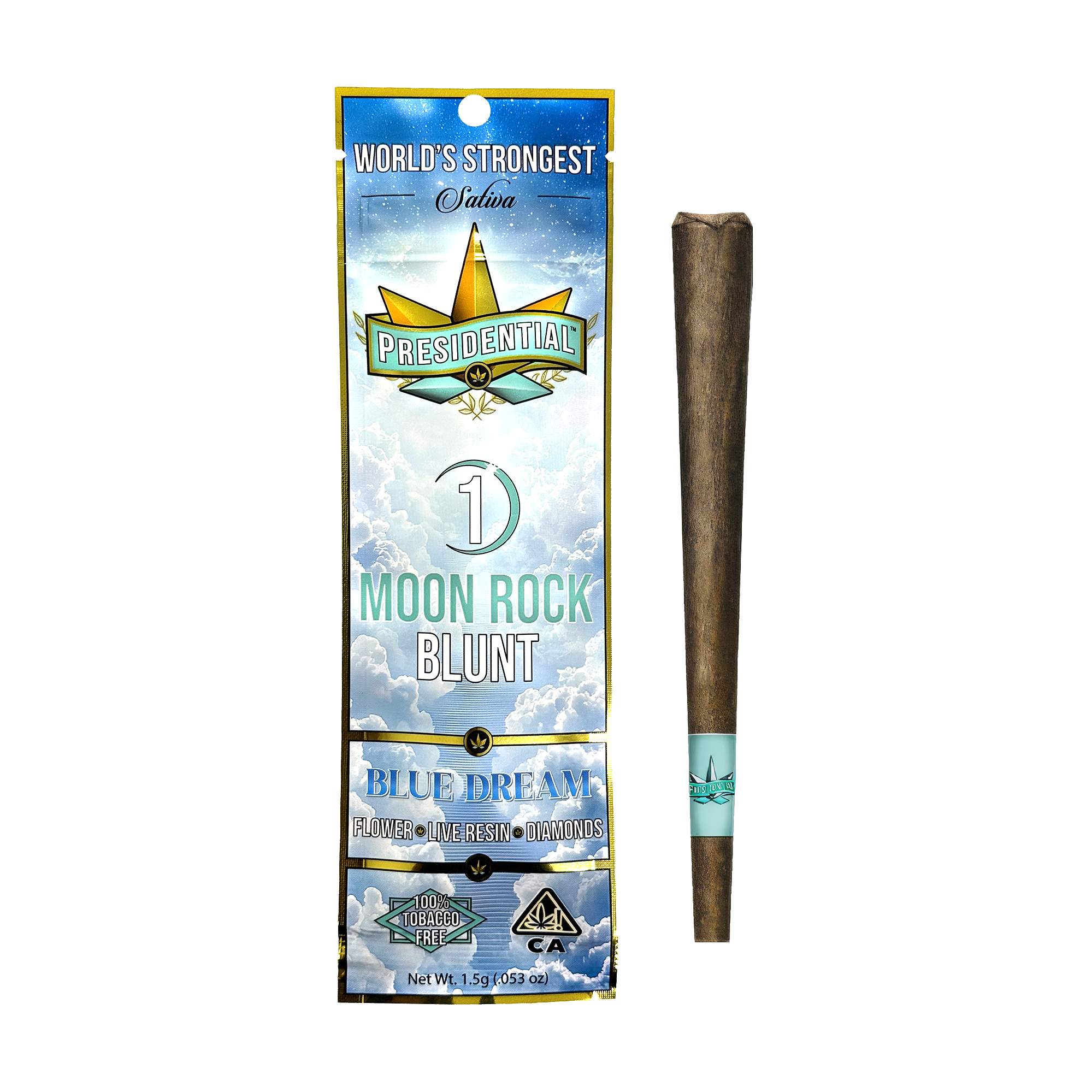 Presidential Moon Rock Infused Blunt Blue Dream 1.5g