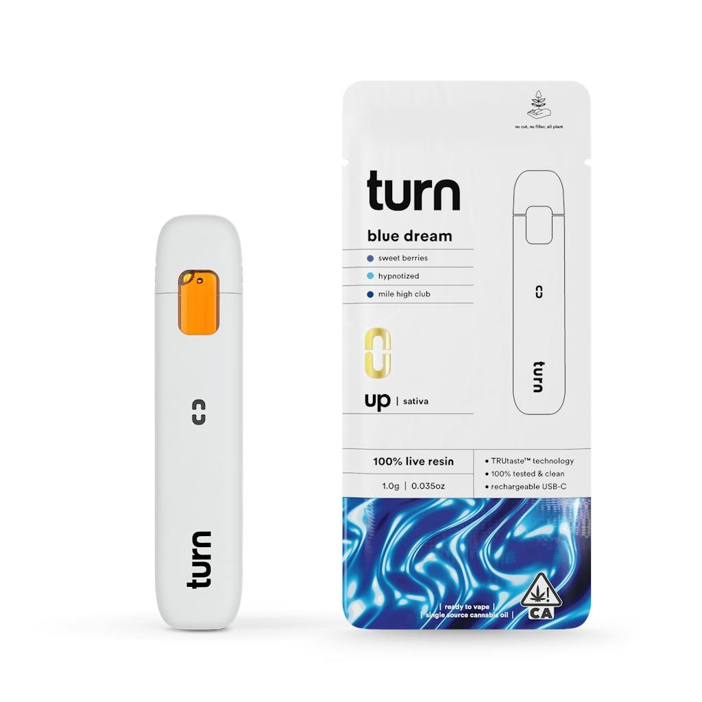 Turn Blue Dream Live Resin Disposable 1.0g