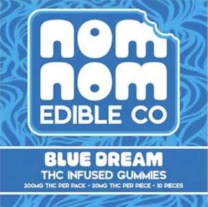 Nom Nom - Nom Nom Edible Co. | Blue Dream | 200mg Live Resin Gummies