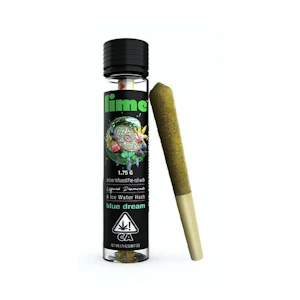 Lime - Lime Blue Dream Hash & Liquid Diamond Infused Pre-Roll 1.75g