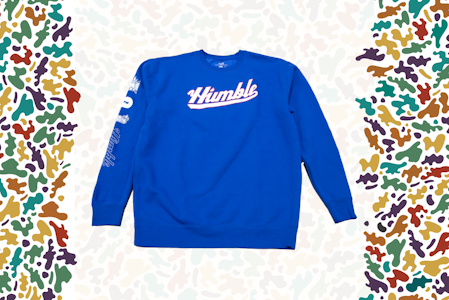 Humble Root - (2XL) Blue "Humble" Pull Over Sweater