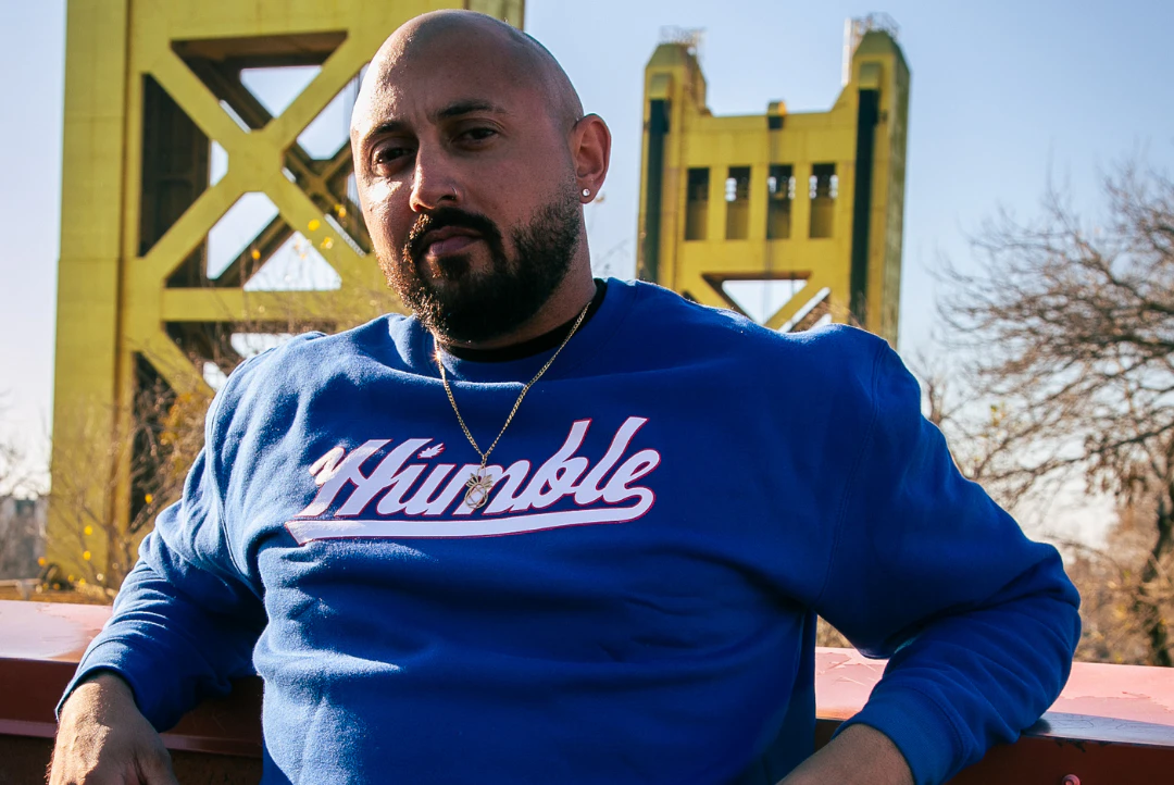Humble Root - (S) Blue "Humble" Pull Over Sweater Main Image