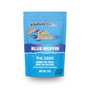 Blue Muffin 200mg Gummies (10x20mg) - CALI-BLAZE